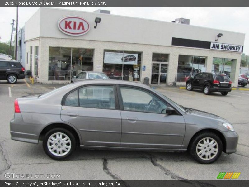 Magnesium Metallic / Gray 2005 Honda Civic LX Sedan