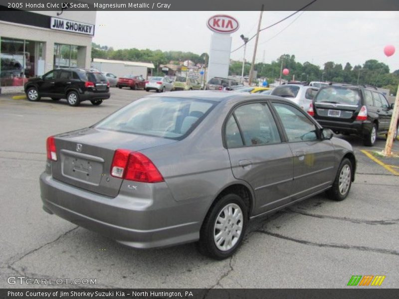 Magnesium Metallic / Gray 2005 Honda Civic LX Sedan
