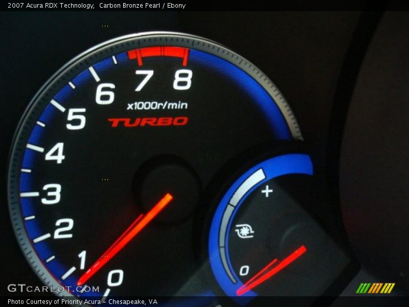 Carbon Bronze Pearl / Ebony 2007 Acura RDX Technology