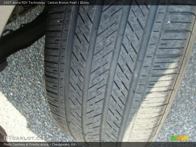 Carbon Bronze Pearl / Ebony 2007 Acura RDX Technology