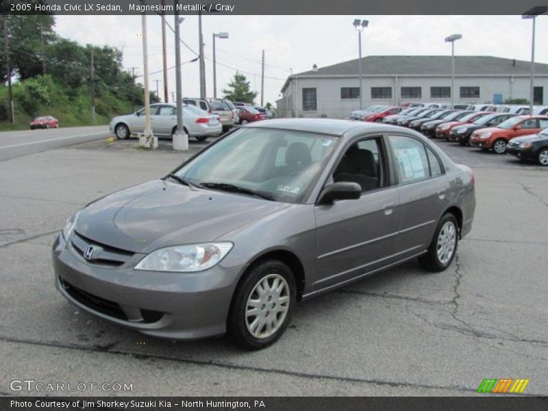 Magnesium Metallic / Gray 2005 Honda Civic LX Sedan