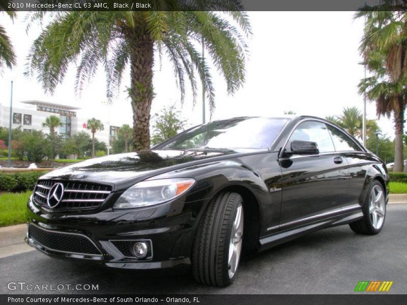 Black / Black 2010 Mercedes-Benz CL 63 AMG