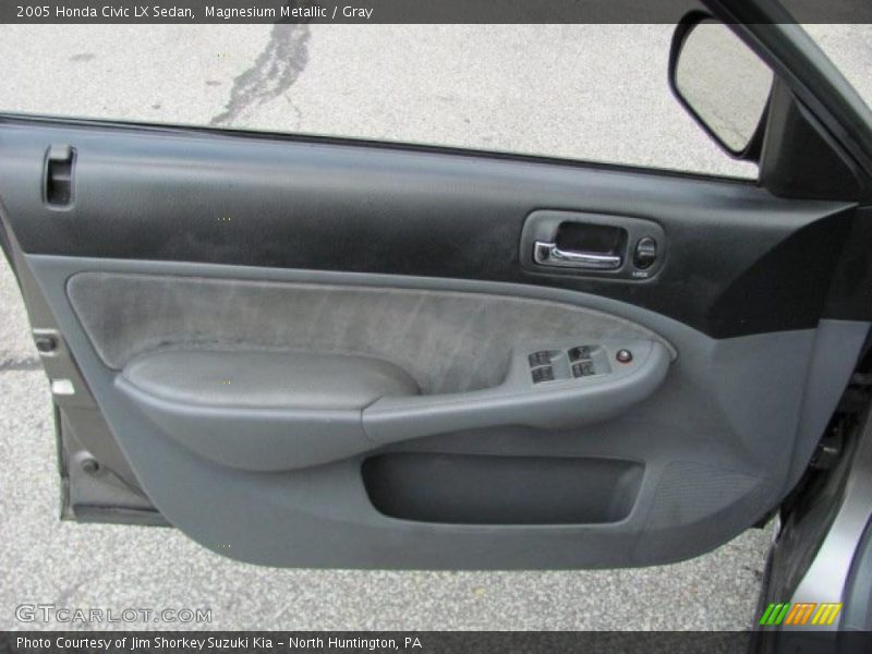 Magnesium Metallic / Gray 2005 Honda Civic LX Sedan