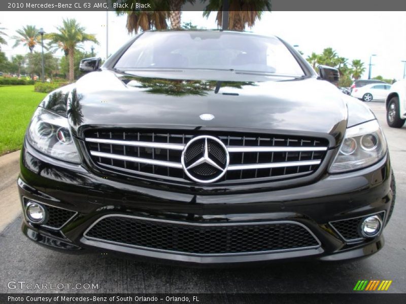 Black / Black 2010 Mercedes-Benz CL 63 AMG