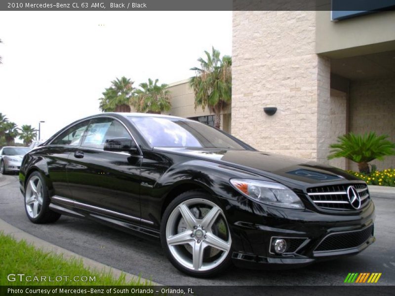 Black / Black 2010 Mercedes-Benz CL 63 AMG