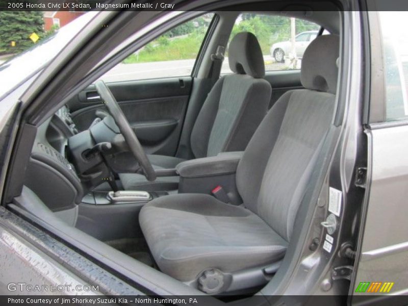 Magnesium Metallic / Gray 2005 Honda Civic LX Sedan