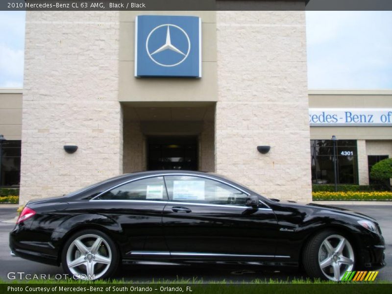 Black / Black 2010 Mercedes-Benz CL 63 AMG