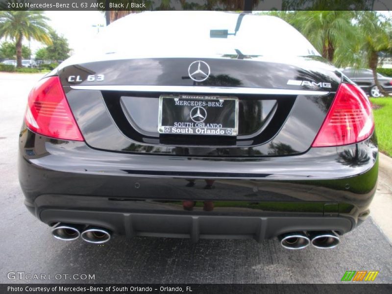 Black / Black 2010 Mercedes-Benz CL 63 AMG