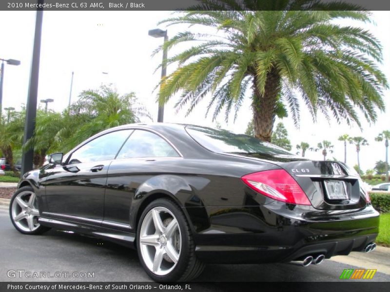 Black / Black 2010 Mercedes-Benz CL 63 AMG