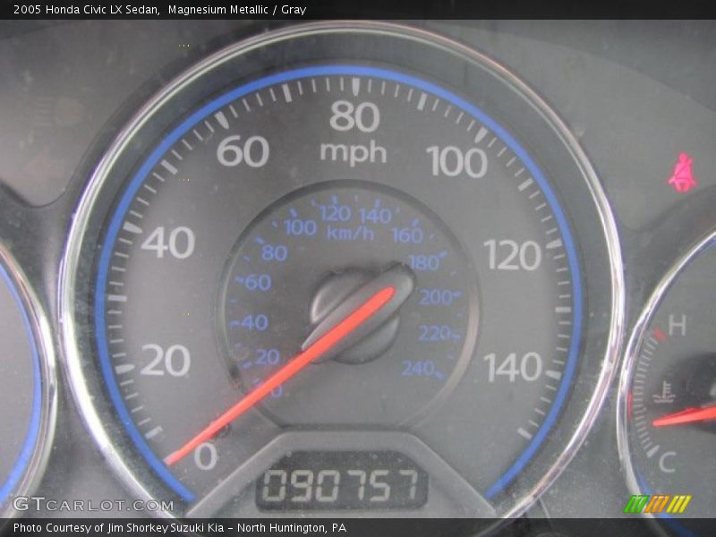 Magnesium Metallic / Gray 2005 Honda Civic LX Sedan