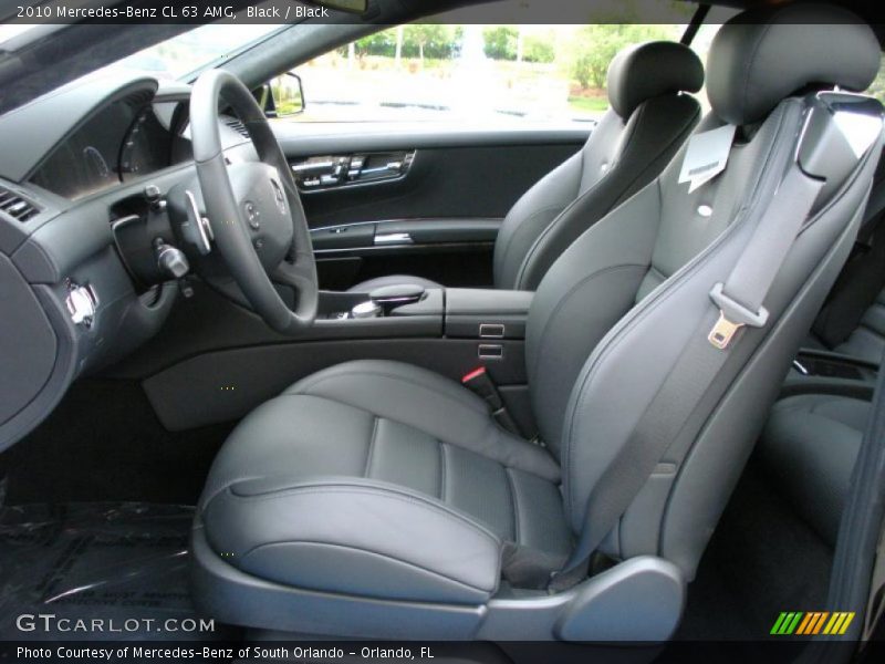 Black / Black 2010 Mercedes-Benz CL 63 AMG