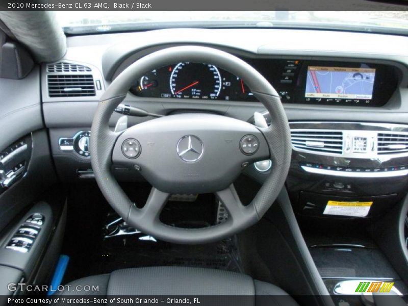 Black / Black 2010 Mercedes-Benz CL 63 AMG