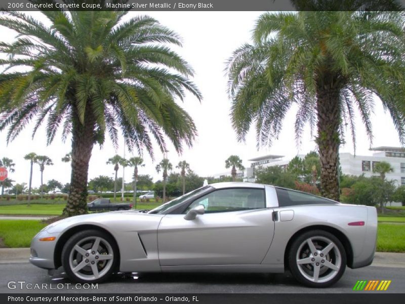 Machine Silver Metallic / Ebony Black 2006 Chevrolet Corvette Coupe
