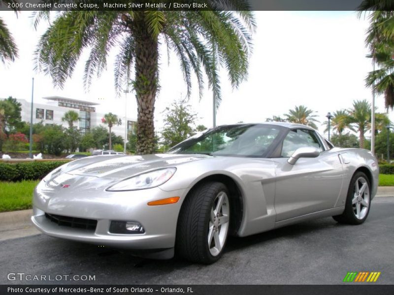 Machine Silver Metallic / Ebony Black 2006 Chevrolet Corvette Coupe