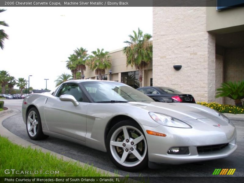 Machine Silver Metallic / Ebony Black 2006 Chevrolet Corvette Coupe