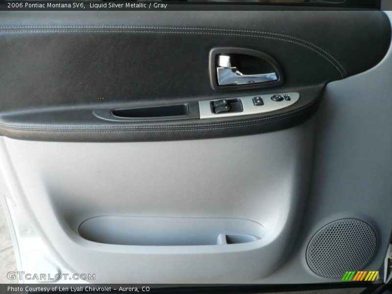 Liquid Silver Metallic / Gray 2006 Pontiac Montana SV6