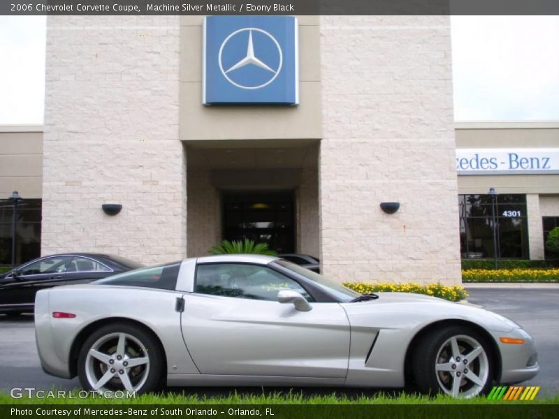 Machine Silver Metallic / Ebony Black 2006 Chevrolet Corvette Coupe