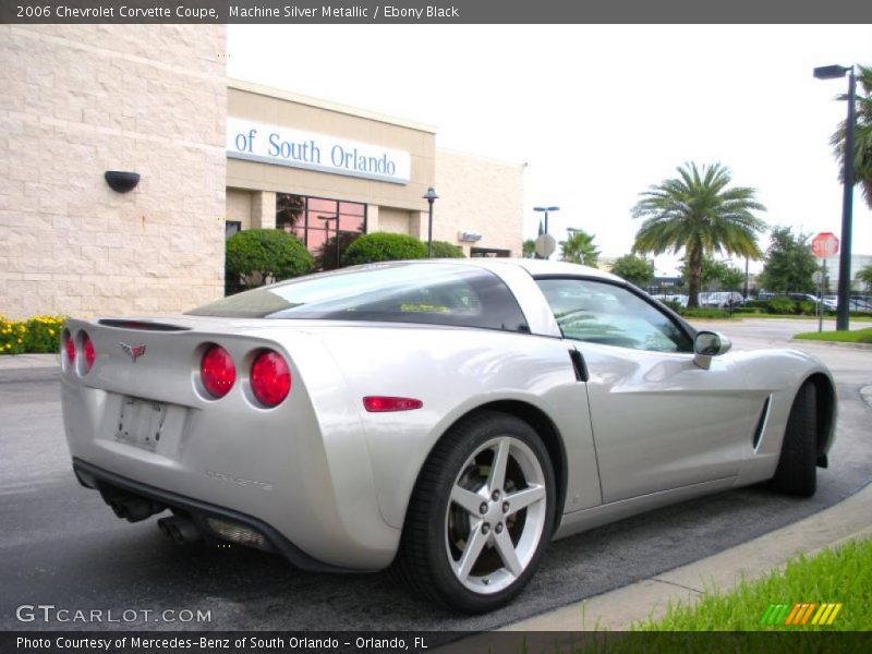 Machine Silver Metallic / Ebony Black 2006 Chevrolet Corvette Coupe