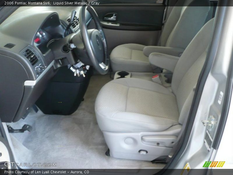 Liquid Silver Metallic / Gray 2006 Pontiac Montana SV6