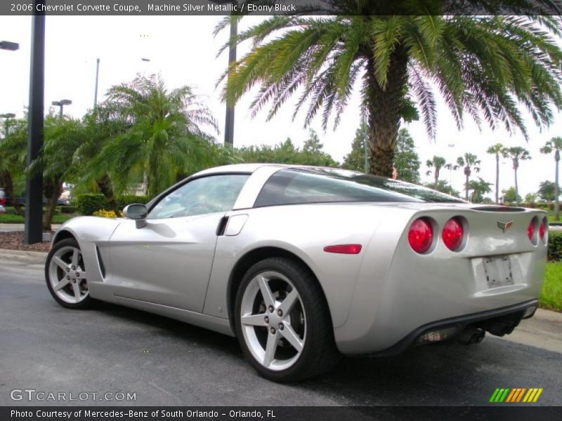 Machine Silver Metallic / Ebony Black 2006 Chevrolet Corvette Coupe