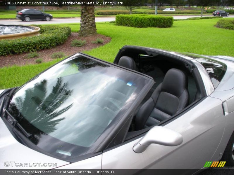 Machine Silver Metallic / Ebony Black 2006 Chevrolet Corvette Coupe