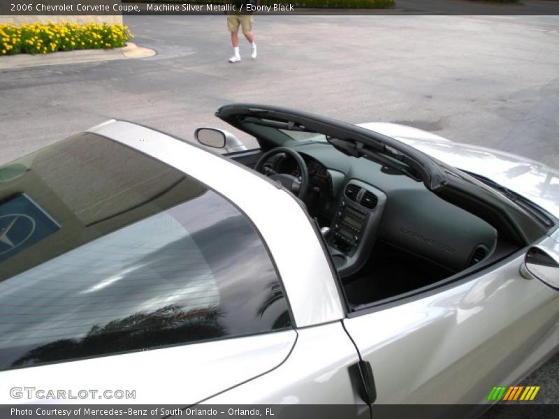 Machine Silver Metallic / Ebony Black 2006 Chevrolet Corvette Coupe