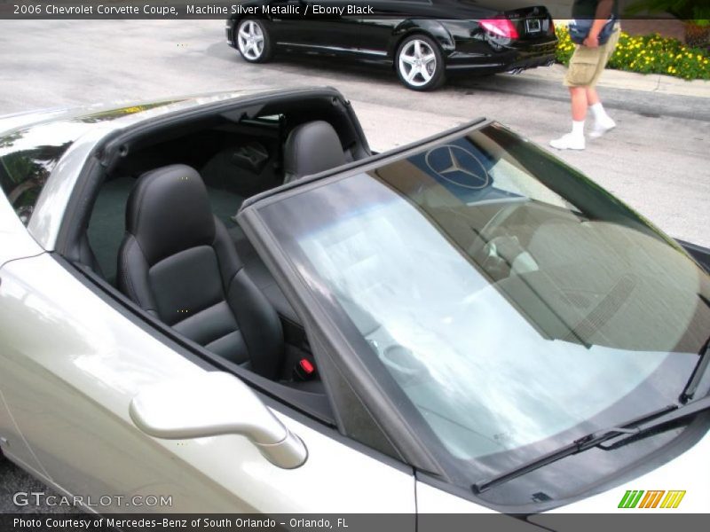 Machine Silver Metallic / Ebony Black 2006 Chevrolet Corvette Coupe