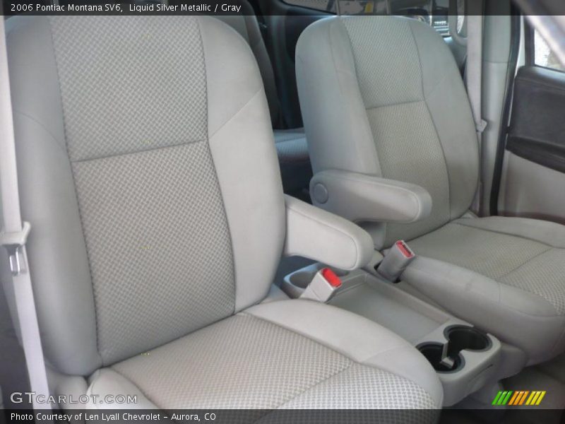 Liquid Silver Metallic / Gray 2006 Pontiac Montana SV6
