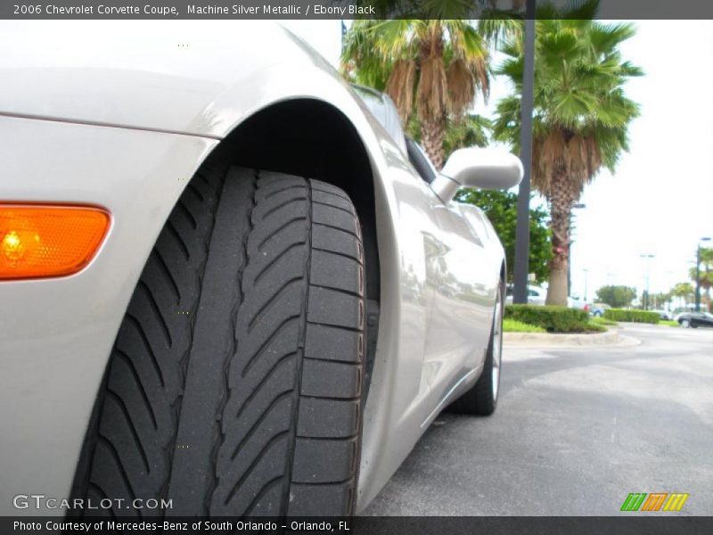 Machine Silver Metallic / Ebony Black 2006 Chevrolet Corvette Coupe