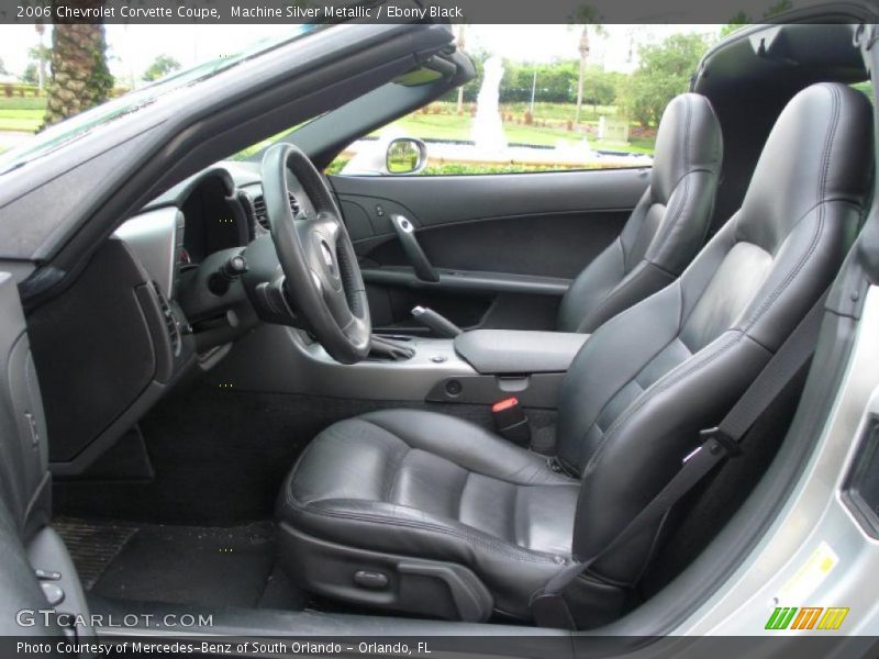 Machine Silver Metallic / Ebony Black 2006 Chevrolet Corvette Coupe