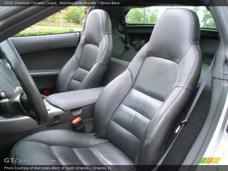 Machine Silver Metallic / Ebony Black 2006 Chevrolet Corvette Coupe
