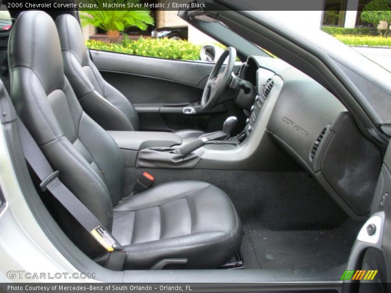 Machine Silver Metallic / Ebony Black 2006 Chevrolet Corvette Coupe