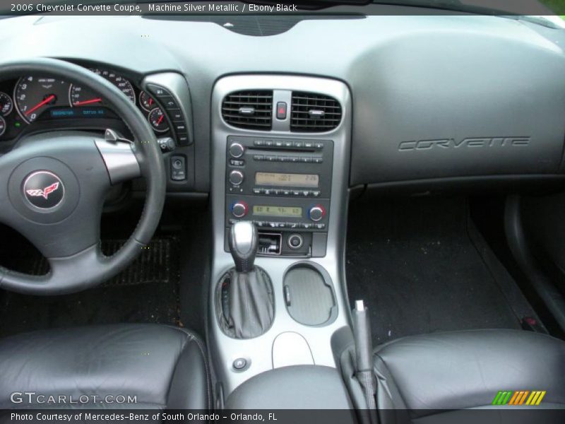 Machine Silver Metallic / Ebony Black 2006 Chevrolet Corvette Coupe