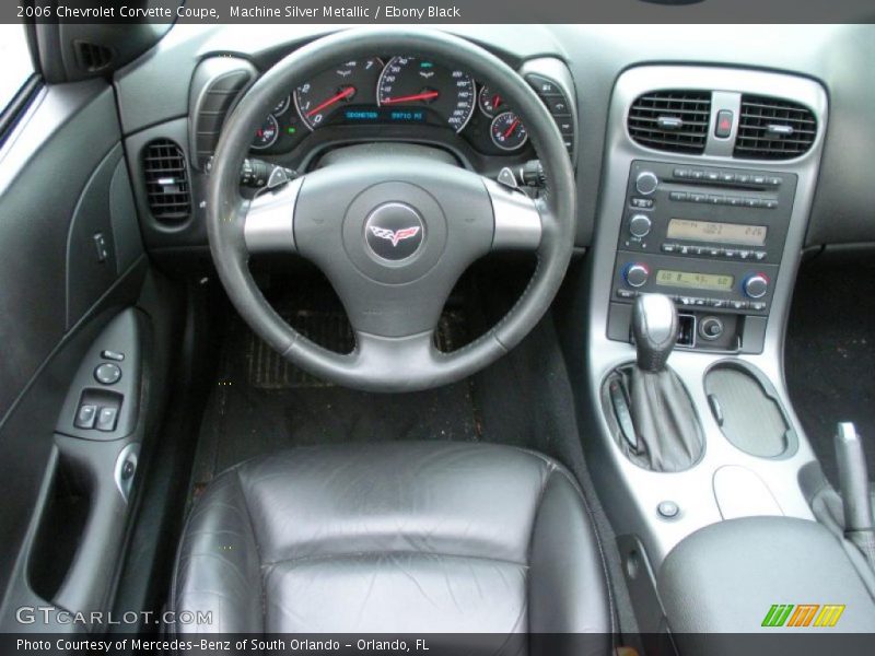 Machine Silver Metallic / Ebony Black 2006 Chevrolet Corvette Coupe