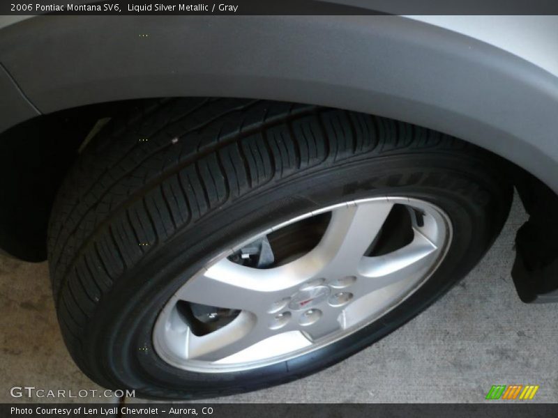 Liquid Silver Metallic / Gray 2006 Pontiac Montana SV6