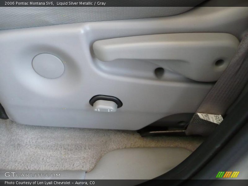Liquid Silver Metallic / Gray 2006 Pontiac Montana SV6