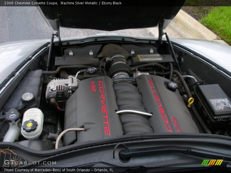 Machine Silver Metallic / Ebony Black 2006 Chevrolet Corvette Coupe
