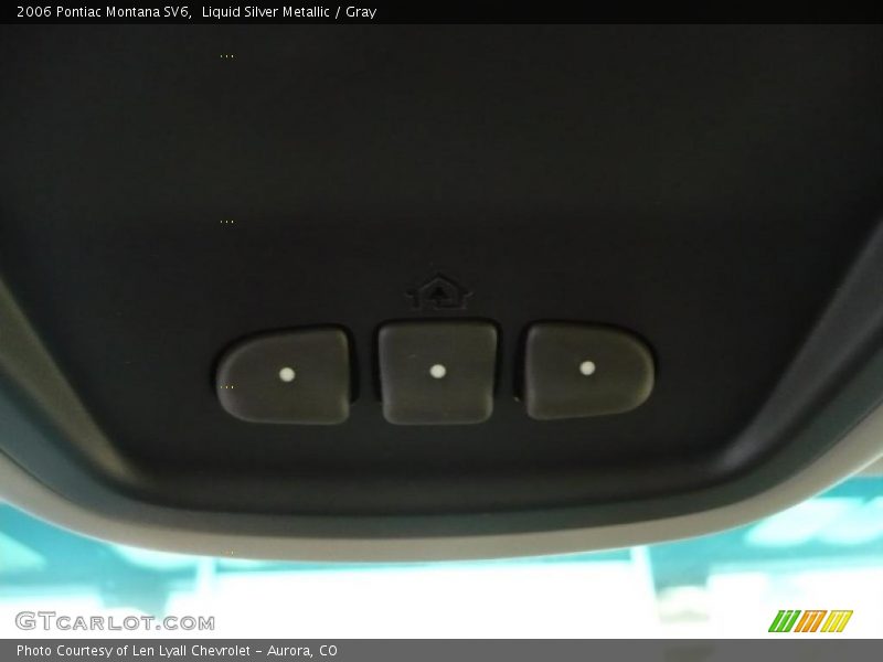 Liquid Silver Metallic / Gray 2006 Pontiac Montana SV6