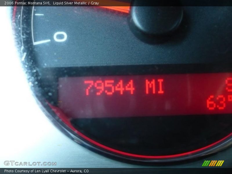 Liquid Silver Metallic / Gray 2006 Pontiac Montana SV6