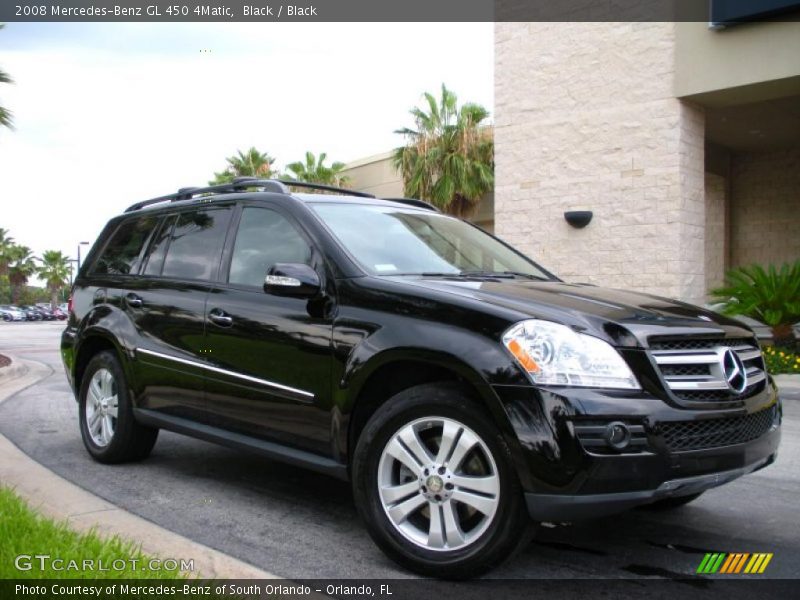 Black / Black 2008 Mercedes-Benz GL 450 4Matic