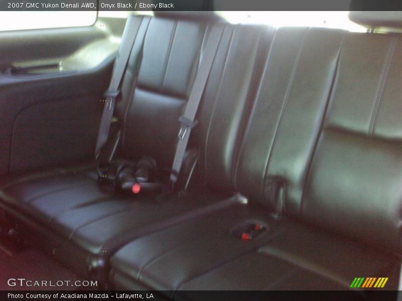Onyx Black / Ebony Black 2007 GMC Yukon Denali AWD