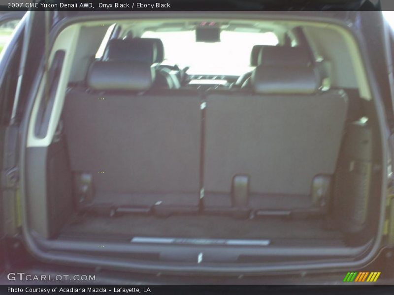 Onyx Black / Ebony Black 2007 GMC Yukon Denali AWD