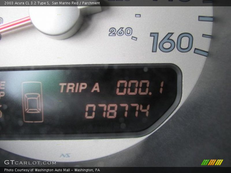 San Marino Red / Parchment 2003 Acura CL 3.2 Type S