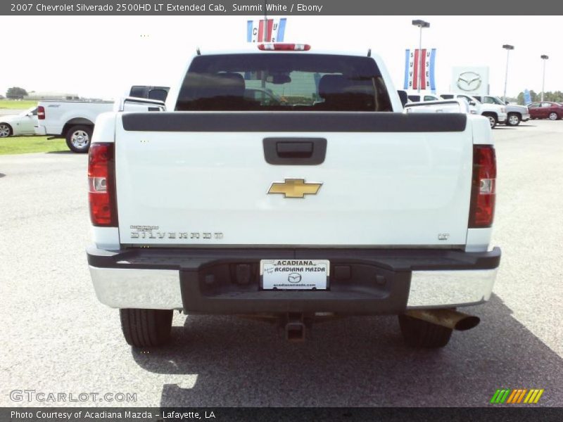 Summit White / Ebony 2007 Chevrolet Silverado 2500HD LT Extended Cab