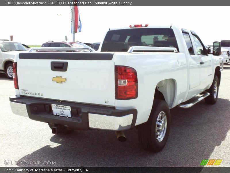 Summit White / Ebony 2007 Chevrolet Silverado 2500HD LT Extended Cab