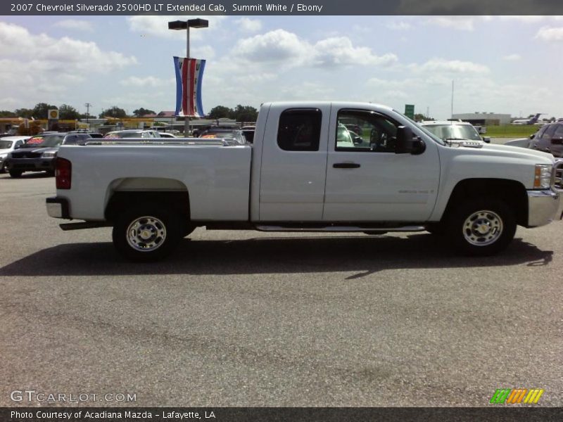 Summit White / Ebony 2007 Chevrolet Silverado 2500HD LT Extended Cab