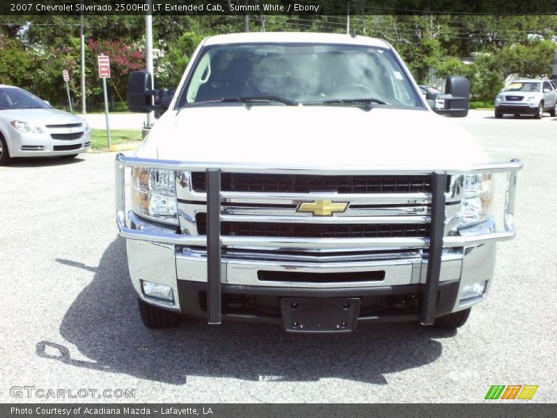 Summit White / Ebony 2007 Chevrolet Silverado 2500HD LT Extended Cab
