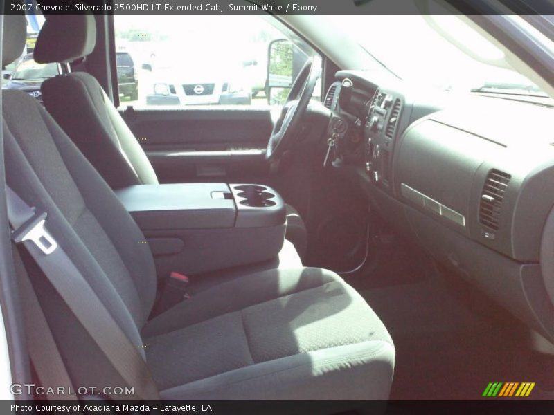 Summit White / Ebony 2007 Chevrolet Silverado 2500HD LT Extended Cab