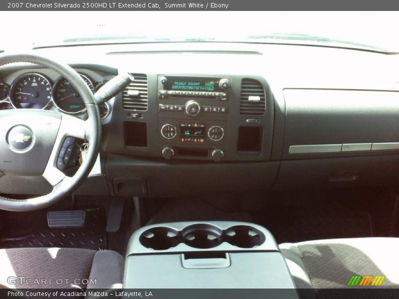 Summit White / Ebony 2007 Chevrolet Silverado 2500HD LT Extended Cab