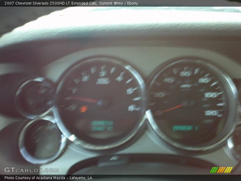 Summit White / Ebony 2007 Chevrolet Silverado 2500HD LT Extended Cab